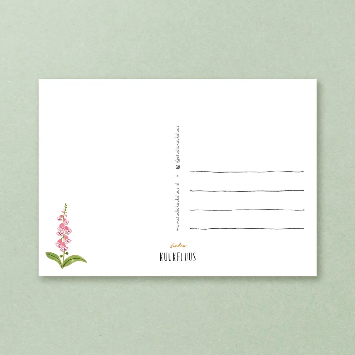 Carte postale ''Renard''